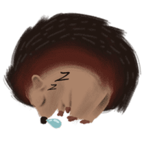 Tiny Hedgehog sticker #15887932