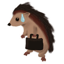 Tiny Hedgehog sticker #15887938