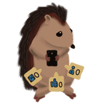 Tiny Hedgehog sticker #15887946