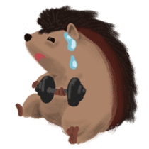 Tiny Hedgehog sticker #15887948