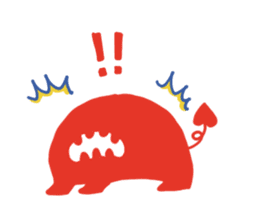 monster's sticker by Hokori (simple) sticker #15888102