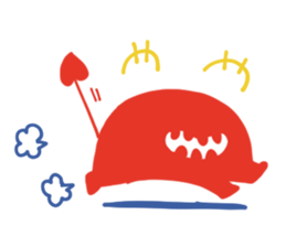 monster's sticker by Hokori (simple) sticker #15888103