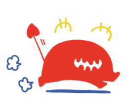 monster's sticker by Hokori (simple) sticker #15888103