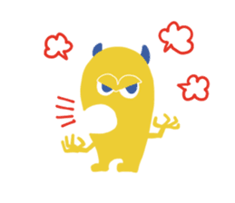 monster's sticker by Hokori (simple) sticker #15888108