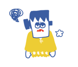 monster's sticker by Hokori (simple) sticker #15888126