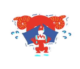 monster's sticker by Hokori (simple) sticker #15888131