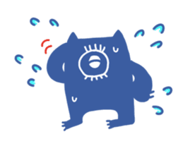 monster's sticker by Hokori (simple) sticker #15888135