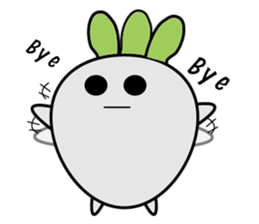 Radish W sticker #15888238