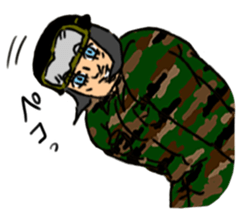 Figures in overly dressed sticker #15888514