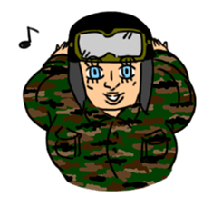 Figures in overly dressed sticker #15888516