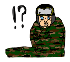 Figures in overly dressed sticker #15888517