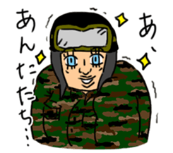 Figures in overly dressed sticker #15888520