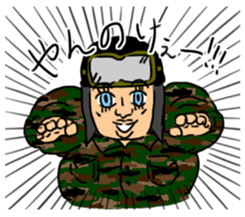 Figures in overly dressed sticker #15888521