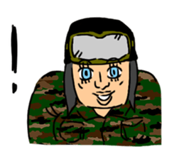 Figures in overly dressed sticker #15888522