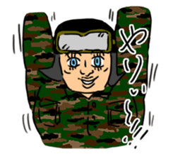 Figures in overly dressed sticker #15888524