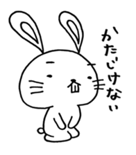 Rabbit teeth are coming 2 sticker #15888531