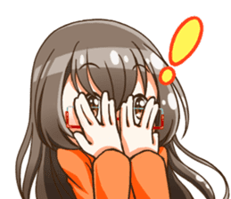 Utamaro and Ms.Ichikawa2 sticker #15888966