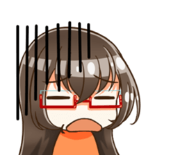 Utamaro and Ms.Ichikawa2 sticker #15888968