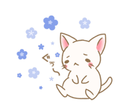 Flower Nyanko sticker #15889016