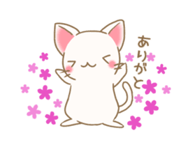 Flower Nyanko sticker #15889023