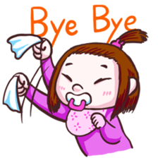 Cut baby sticker #15889436