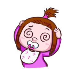 Cut baby sticker #15889443