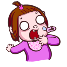 Cut baby sticker #15889460