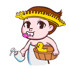 Cut baby sticker #15889462