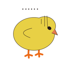 Young chicks sticker #15889536