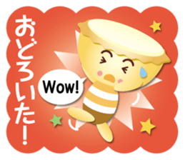 cheese tart boy sticker #15889734