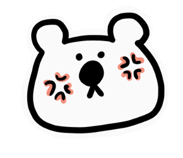 shirokuma pola sticker #15890042