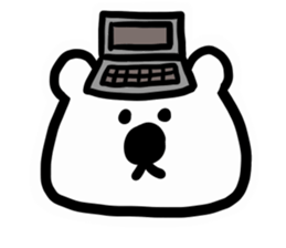 shirokuma pola sticker #15890045
