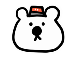shirokuma pola sticker #15890046