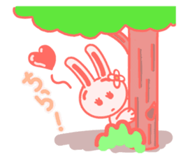 Hanako of rabbit sticker #15890228