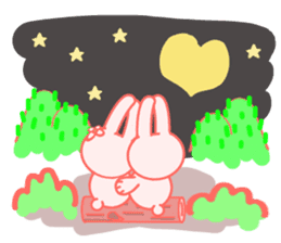 Hanako of rabbit sticker #15890230