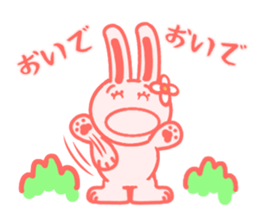 Hanako of rabbit sticker #15890233