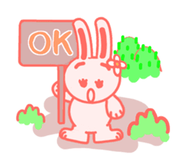 Hanako of rabbit sticker #15890235