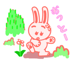 Hanako of rabbit sticker #15890245