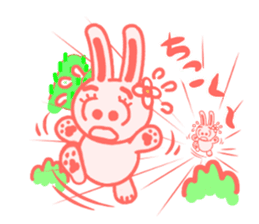 Hanako of rabbit sticker #15890246