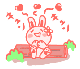 Hanako of rabbit sticker #15890247