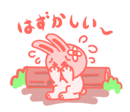 Hanako of rabbit sticker #15890251