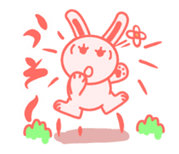 Hanako of rabbit sticker #15890257
