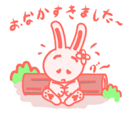 Hanako of rabbit sticker #15890259
