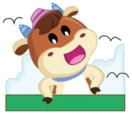 Little Cute Pink Couple on Picnic sticker #15890273