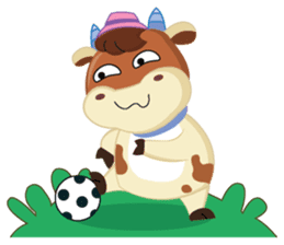 Little Cute Pink Couple on Picnic sticker #15890302