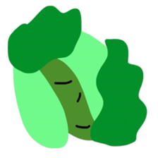 Vegetable expression sticker #15890318