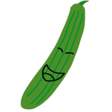 Vegetable expression sticker #15890329