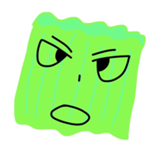 Vegetable expression sticker #15890344