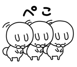 Cute Rabitts Part3 in Japanese sticker #15890470