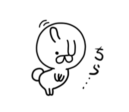 Cute Rabitts Part3 in Japanese sticker #15890493